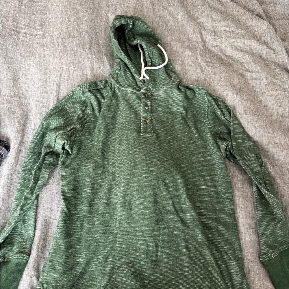 Forest Green Men's Pullover Hoodie